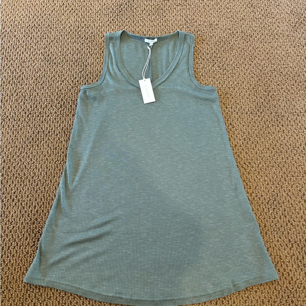 Sleeveless Green Top